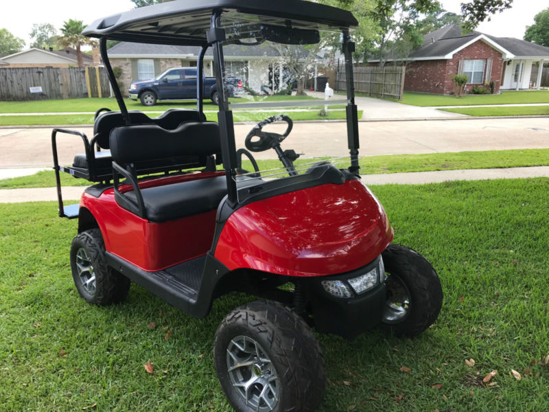 E-Z-Go Rxv Electric Golf Cart, Fully Loaded Lifted 48V, Killer Stereo ...