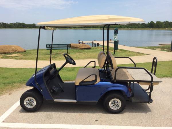 Ezgo Txt Pds Golf Car Fully Refurbished In 2012 Blue With ...