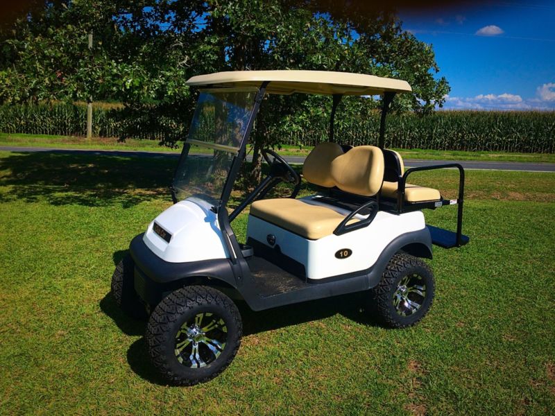 White Club Car Precedent Lifted -Lots Of New Parts!- for sale from