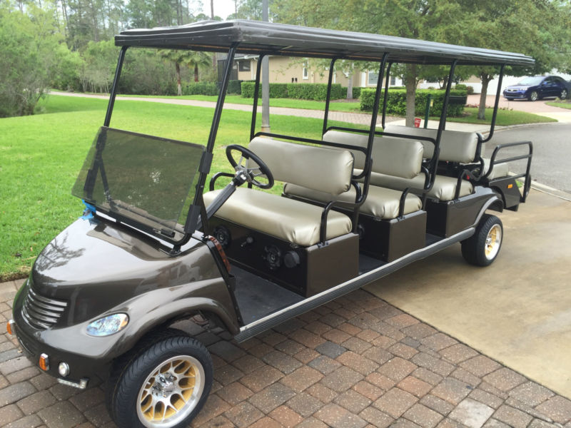 Club Car Eight (8) Passenger Stretch Limo Gas Powered Golf Cart for