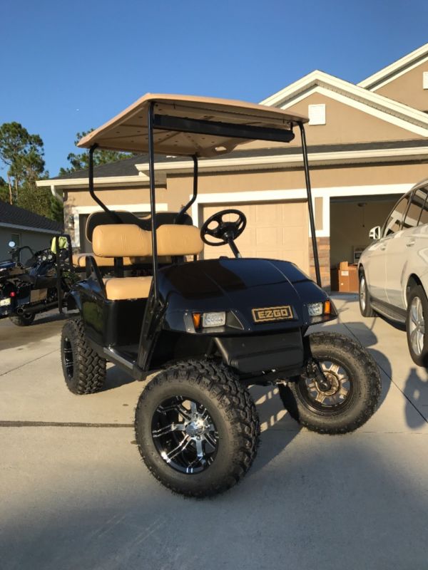 Ez Go Txt Gas Golf Cart Lifted 4 Seater Off Road Tires For Sale From United States