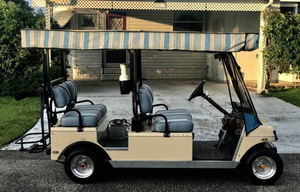 Club Car Golf Cart Limo W/solar Roof, 4 Passenger Forward ...