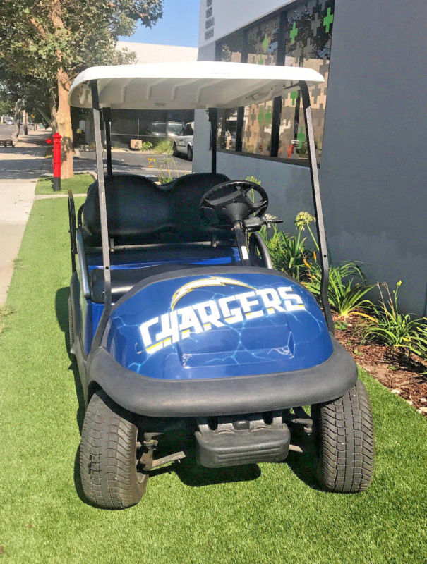 Club Car Precedent San Diego Chargers 48V 48 Volt 4 Passenger Seat Golf