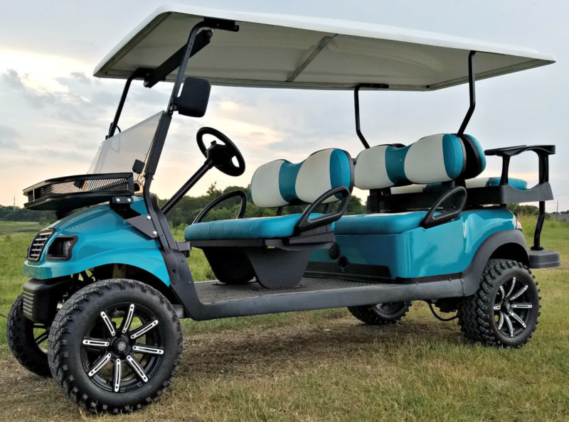 Urban Buggy Golf Cart Lifted Custom 6 Passenger Buggy Club Car Precedent Limo For Sale From