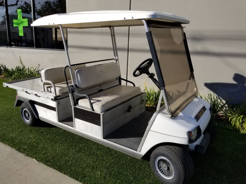 Club Car Utility Flat Bed Carryall 6 48V 4 Passenger Seat Golf Cart
