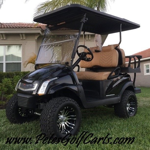 Custom Club Car Golf Cart - Lifted Caddy Sedan – Electric - Like New ...