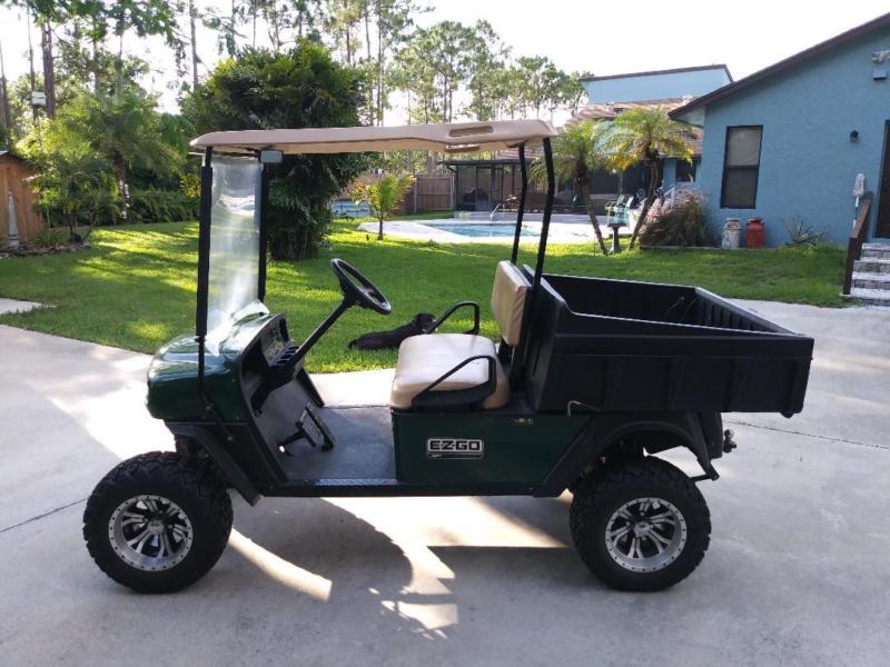 Ezgo Mpt 48v Cart, Dump Bed, 6" Lift Kit, New Wheels & Tires, New