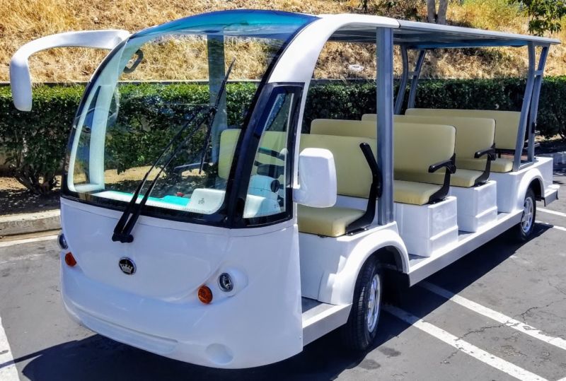 golf cart electric bus passenger evolution shuttle carrier transport limo states united