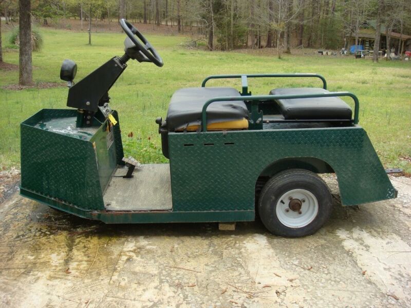 Ezgo Textron Electric Three Wheel Utility Vehicle Used As A Golf Cart