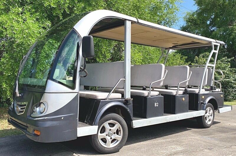 Star Ev 14 Passenger Bus Golf Cart Limo Electric Vehicle People Mover ...