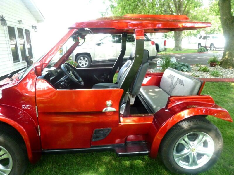 Electric Street Legal Red 2010 Tomberlin Anvil 2 Door Sedan Cart, 40