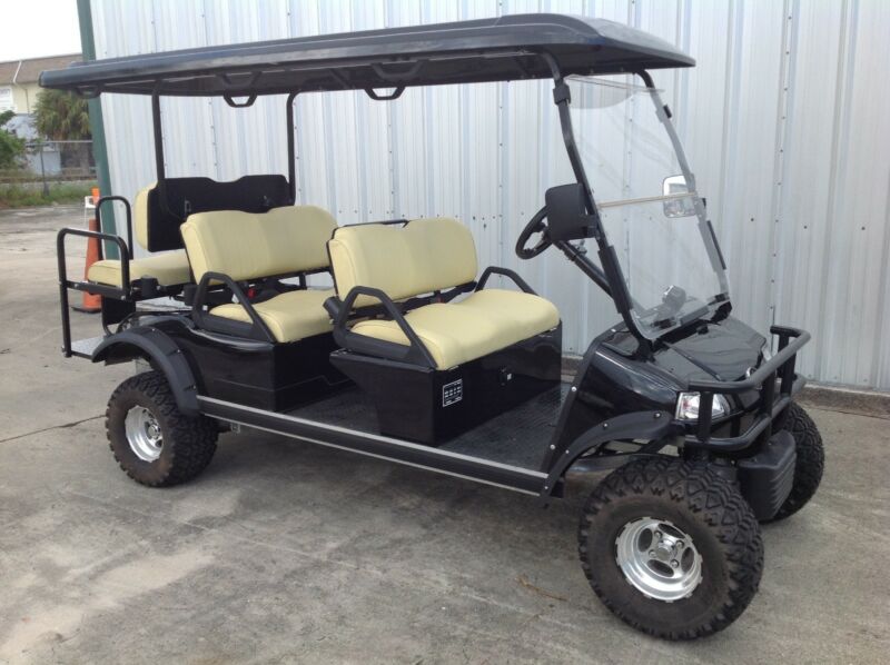 Lsv Evolution Lifted Golf Cart Forester 6 Passenger Seat Limo Street ...