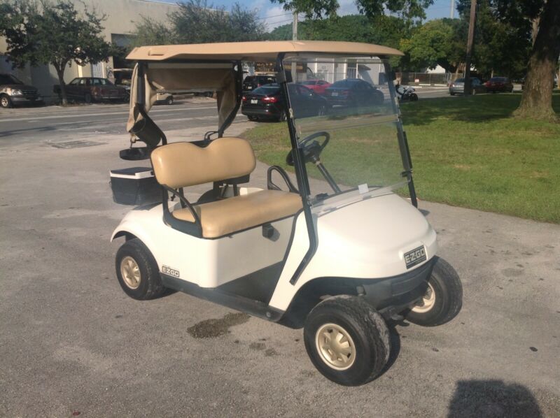 White 2016 Ezgo Ez-Go 48v Txt 2 Seat Passenger Golf Cart Car Good ...