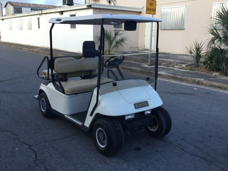 White Ezgo Ez Go V Txt Seat Passenger Golf Cart For Sale From