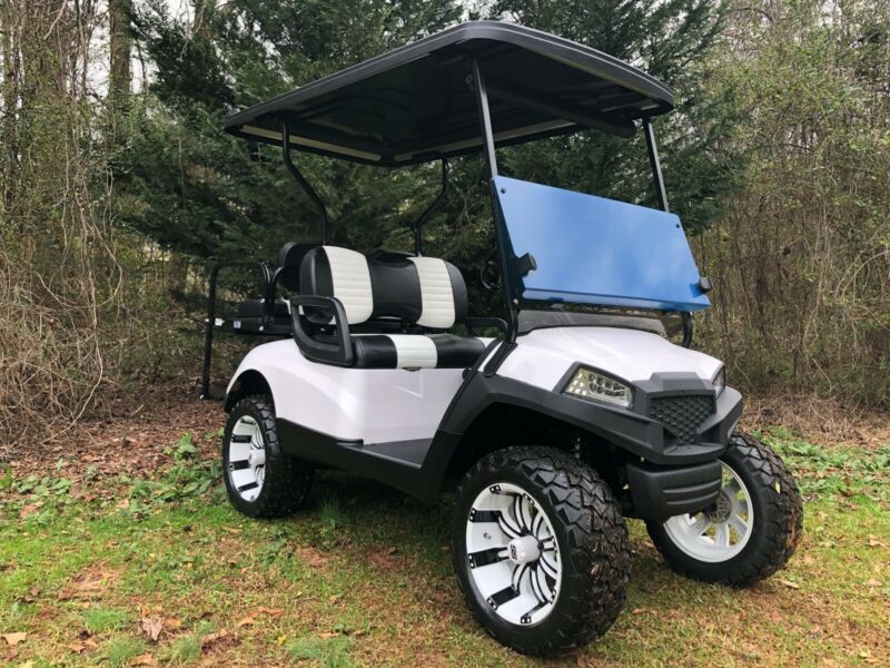 Yamaha G29 Fuel Injected Efi Gas Golf Cart White 4 Seater 14