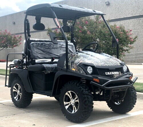 Brand New Gas Golf Cart With Rear Flip Seat 4 Seater Utv Utility