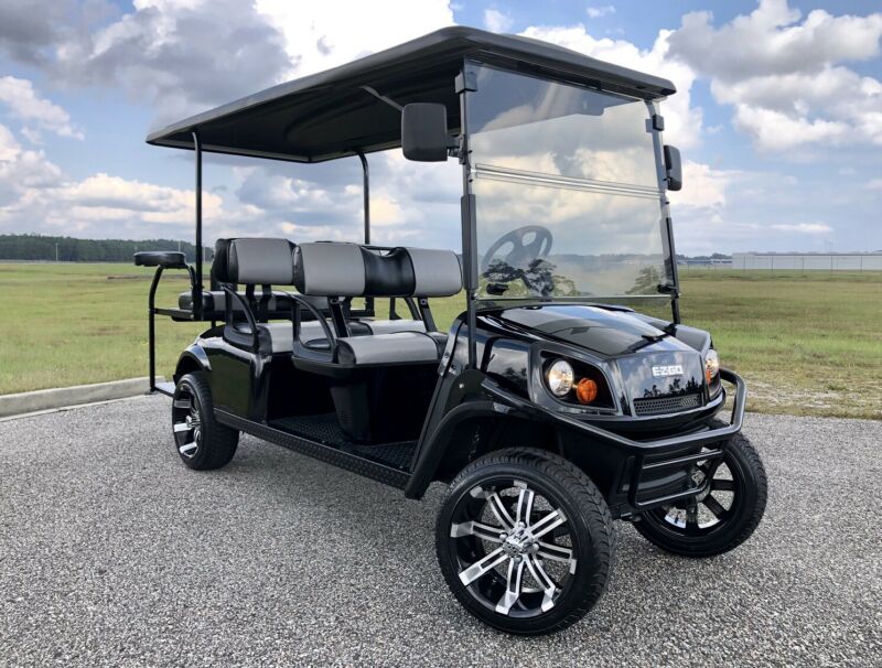 Ezgo Express S6 Gas Powered 6 Passenger Limo Golf Cart Excellent