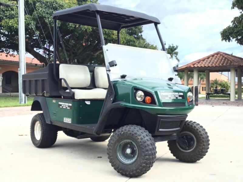 Ezgo Utility Terrain 1500 Gas Green Lifted Dump Cargo Bed Golf Cart