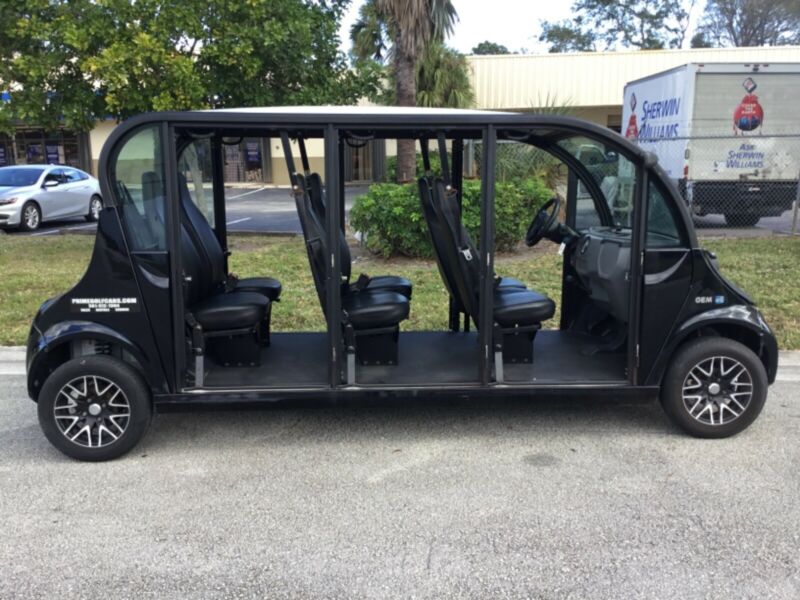 Polaris Gem E6 Utility 6 Passenger Seat Lsv Golf Cart Limo Street Legal ...