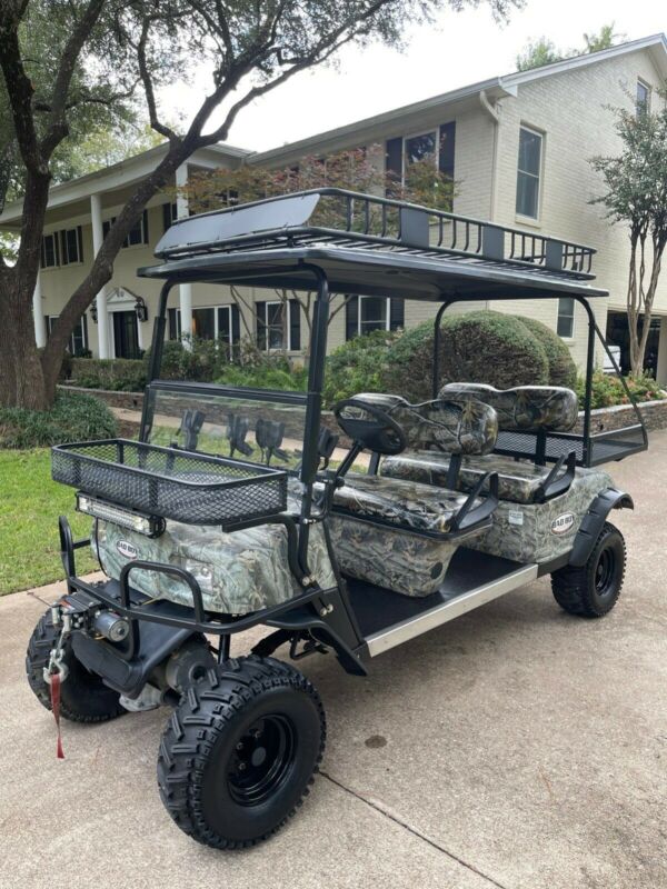 4X4 Bad Boy Buggie Hunting Edition Winch Golf Cart 6 Seat New Batteries for sale from United States