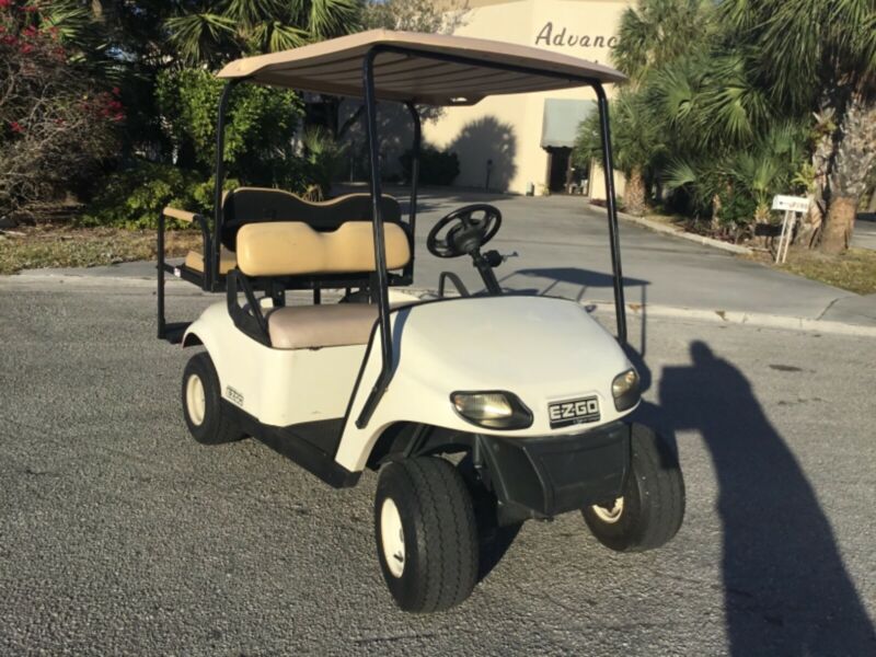 White 2015 Gas Ezgo Txt 4 Passenger Flip Seat Golf Cart Lights Turn Signals For Sale From United