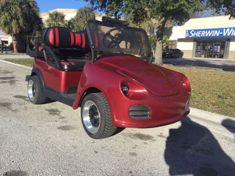 Custom Porsche Golf Cart Club Car Precedent 4 Passenger Seat Alloy Rims 