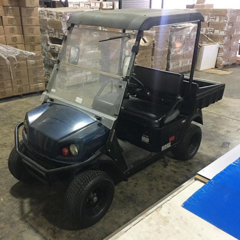 E-Z Go Terrain250 Kawasaki 13hp Gas Powered Golf Cart With Dump Body ...